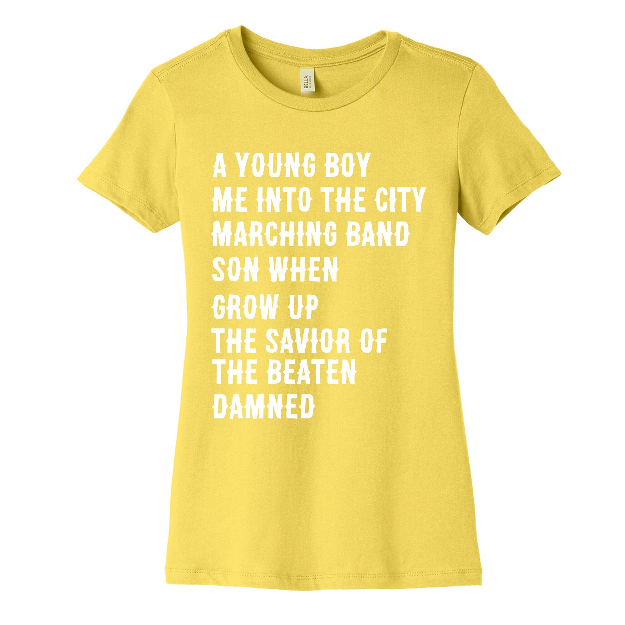 When I Was a Young Boy (1 of 2 pair) Women's Cotton Tee